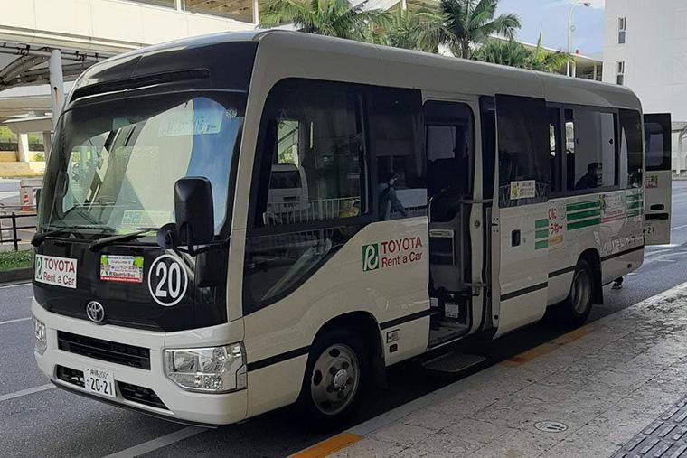 トヨタレンタカー送迎バス