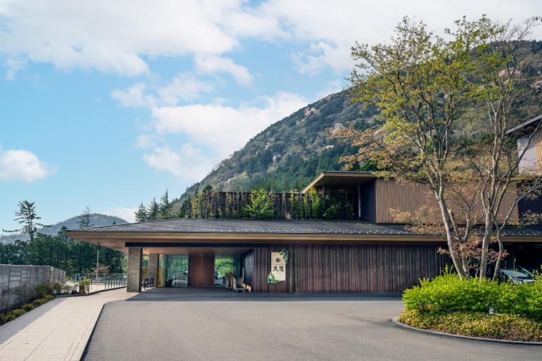 箱根小涌園天悠の入り口