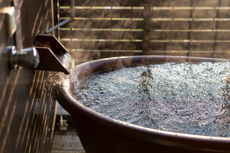 箱根小涌園天悠　客室の温泉