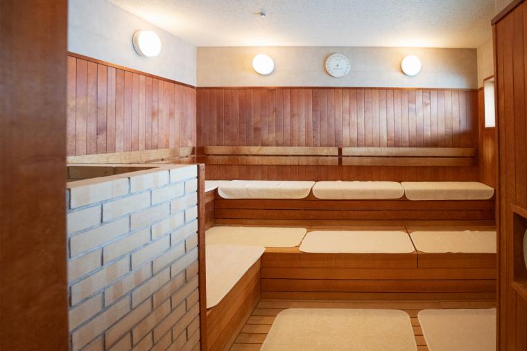 「浮雲の湯」のドライサウナ