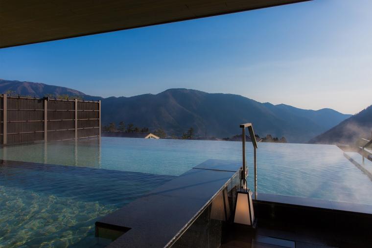 浮雲の湯のインフィニティ温泉