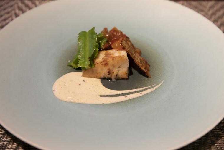 沖縄三大魚のソテー 島野菜のカポナータ