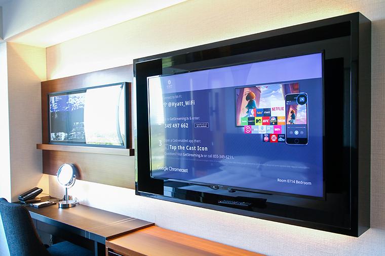 ハイアット リージェンシー 東京ベイ　客室クロームキャスト