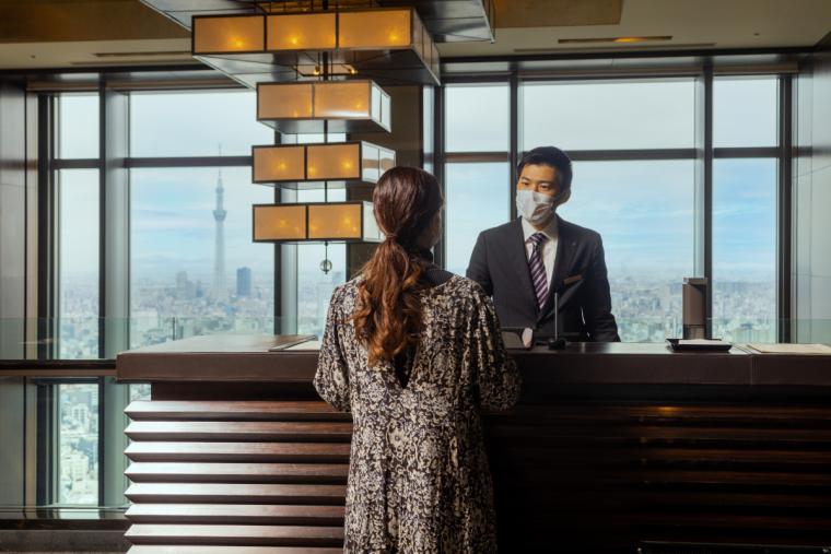 マンダリンオリエンタル東京　レセプション