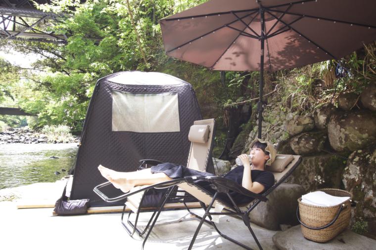 テントサウナといえば外気浴