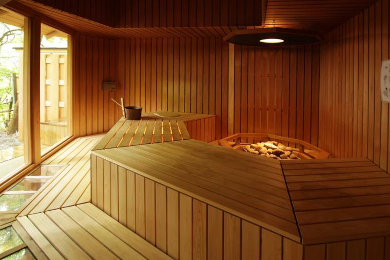 「月の湯」の「茶室サウナ」