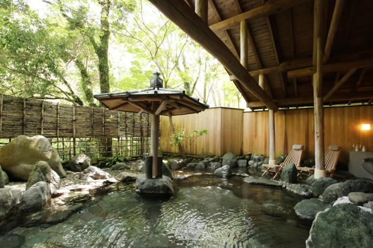 貸切露天風呂の「星の湯」