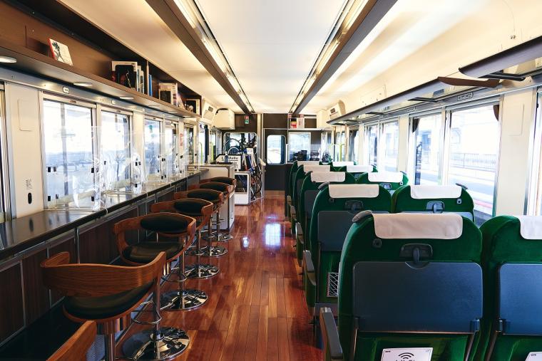 ラ・マルの車内