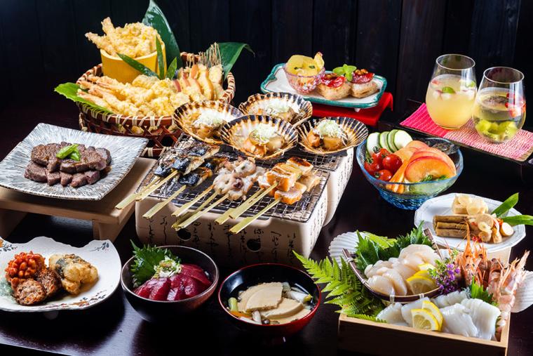 星野リゾート青森屋 夕食ビュッフェ