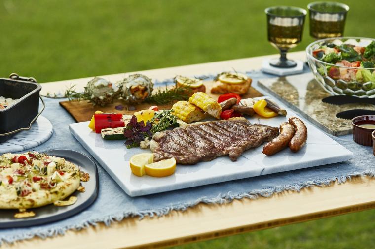 ウェーバーグリルでのこだわり食材BBQ