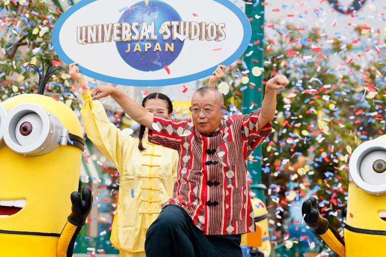 USJ「ミニオンズフィーバー」映画公開記念イベント 笑福亭鶴瓶