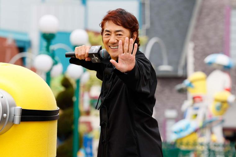 USJ「ミニオンズフィーバー」映画公開記念イベント 市村正親