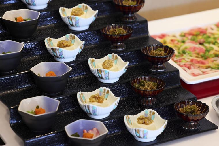 「インフィニート ホテル＆スパ 南紀白浜」朝食ビュッフェ