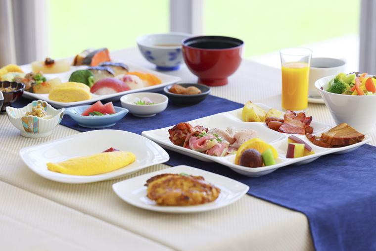 「インフィニート ホテル＆スパ 南紀白浜」朝食ビュッフェ