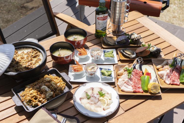 長崎牛や天然あわびなど贅沢な食材たっぷりのBBQ