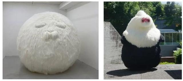 左「ケダマ（シロイコイビト）」右「チーボ」