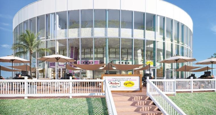 イベントや食事が楽しめるTower in the Forest Garden