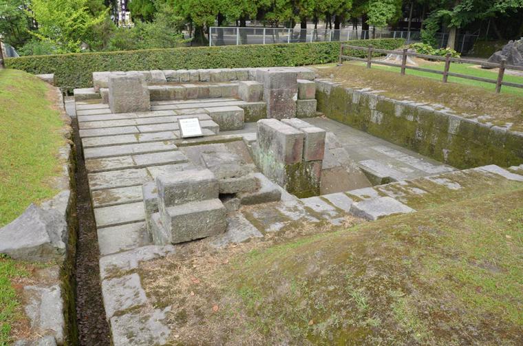 仙巌園 反射炉跡