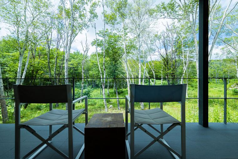 ニセコ「坐忘林（ざぼうりん）」客室テラス