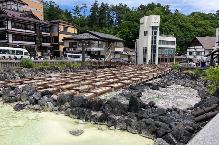 草津温泉の湯畑