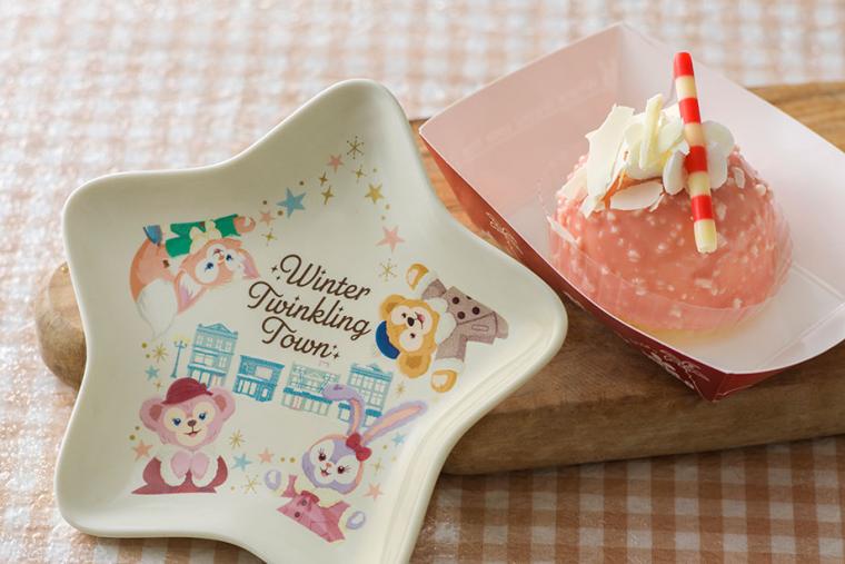 ホワイトチョコムースケーキ、スーベニアプレート付き