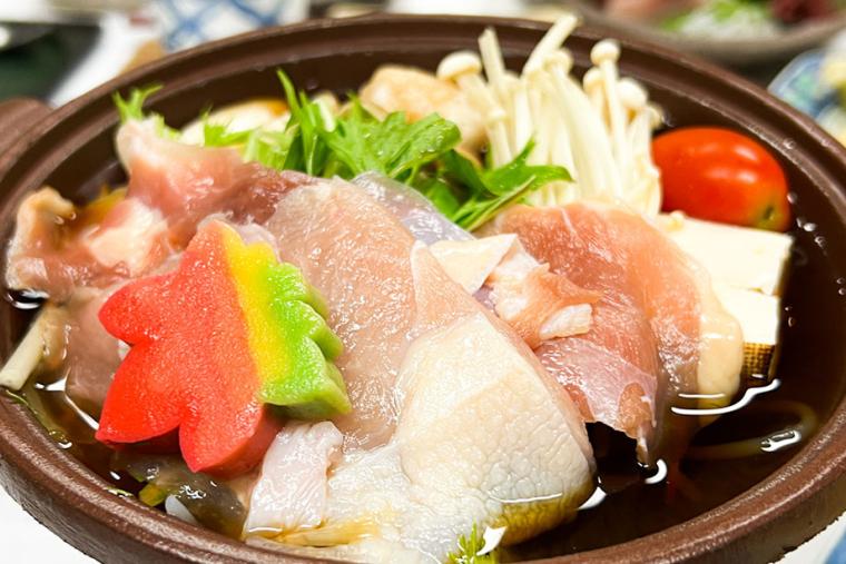 夕飯は奥久慈しゃも料理を堪能！