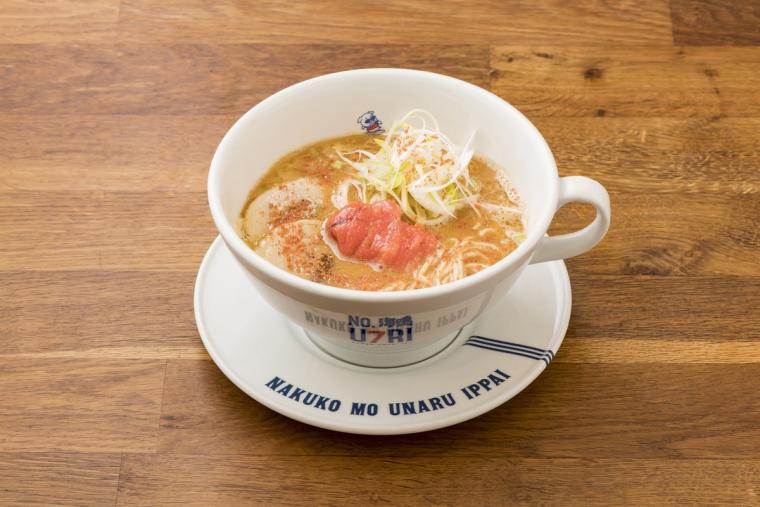 ラーメン海鳴のラーメン辛子明太子