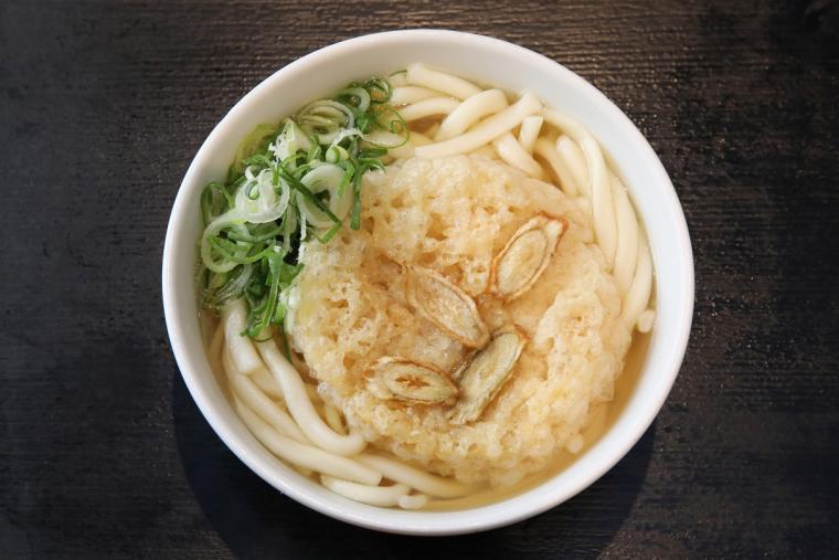 因幡うどんのごぼう天うどん