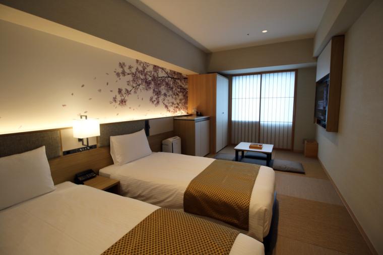 和洋室タイプの客室