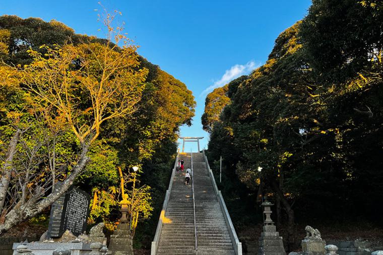 アニメ「ガルパン」の聖地でもある「磯前神社」を参拝