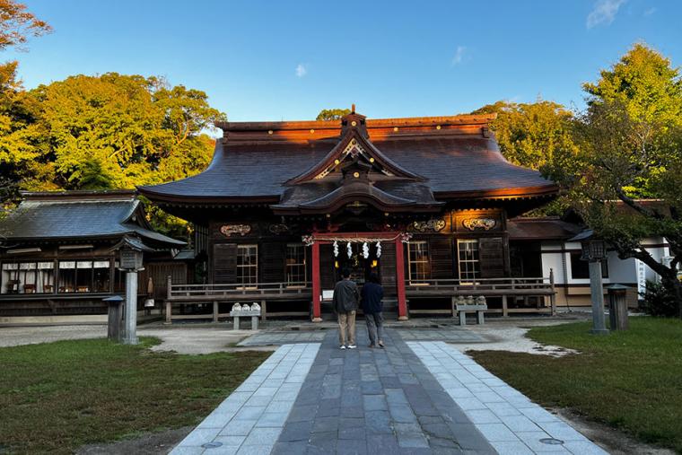 アニメ「ガルパン」の聖地でもある「磯前神社」を参拝