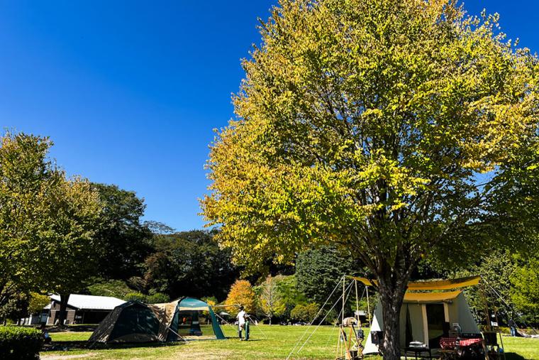 キャンプ場「大子広域公園オートキャンプ場 グリーンヴィラ」からスタート！