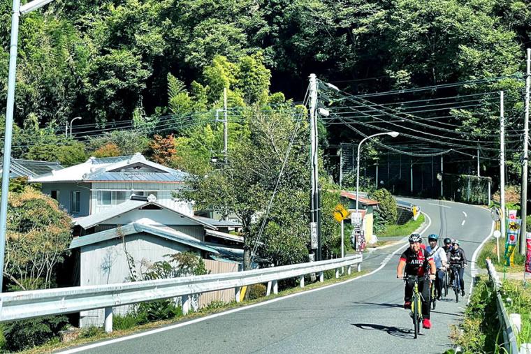 自然の中を走る「奥久慈里山ヒルクライムルート」