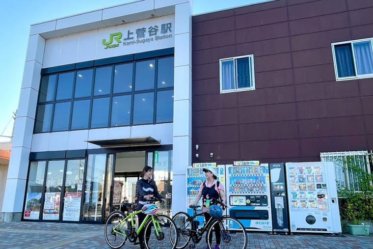 サイクルトレインに乗車してゴールへ