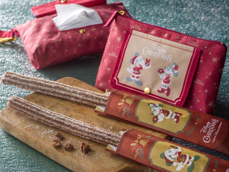 チョコレートチュロス、スーベニアおてふきキャリー付き