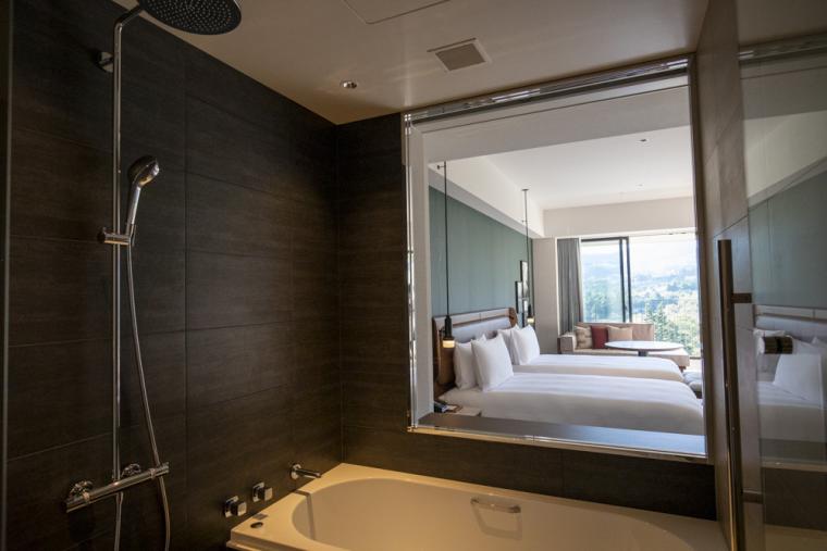 富士スピードウェイホテルのバスルーム