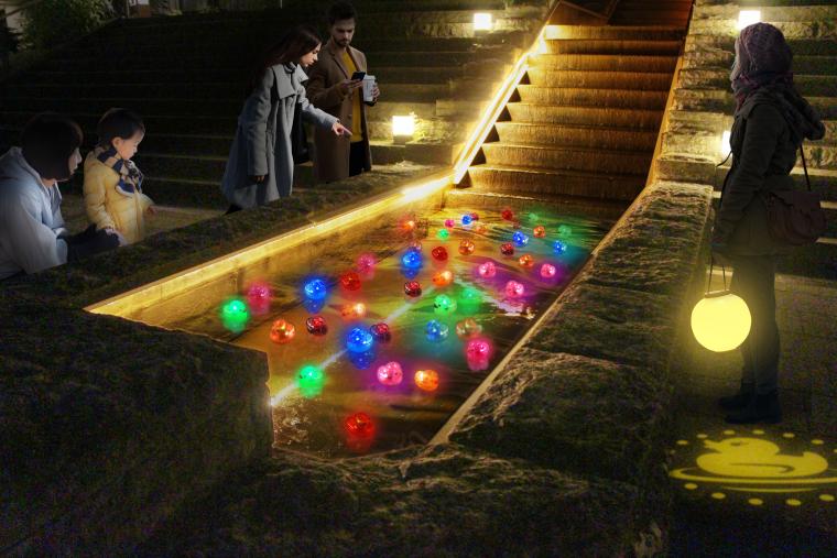 夜の温泉街をナイトウォーク「NAKED夜さんぽ™」