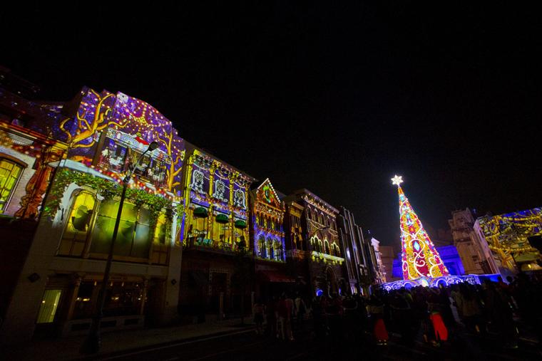 USJ クリスマスツリー＆プロジェクションマッピング 2022年