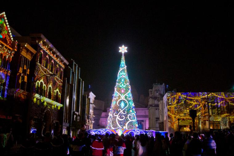 USJ クリスマスツリー＆プロジェクションマッピング 2022年