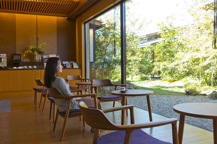 鳥取・皆生温泉「やど紫苑亭」 ラウンジ