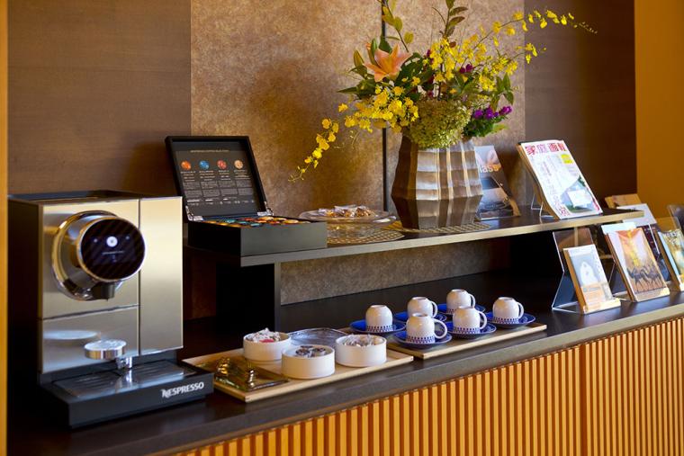 鳥取・皆生温泉「やど紫苑亭」 ラウンジ