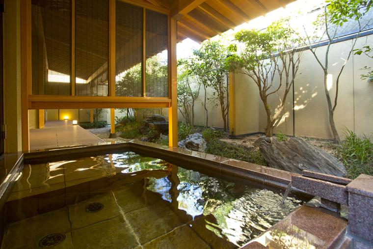 鳥取・皆生温泉「やど紫苑亭」 客室露天風呂