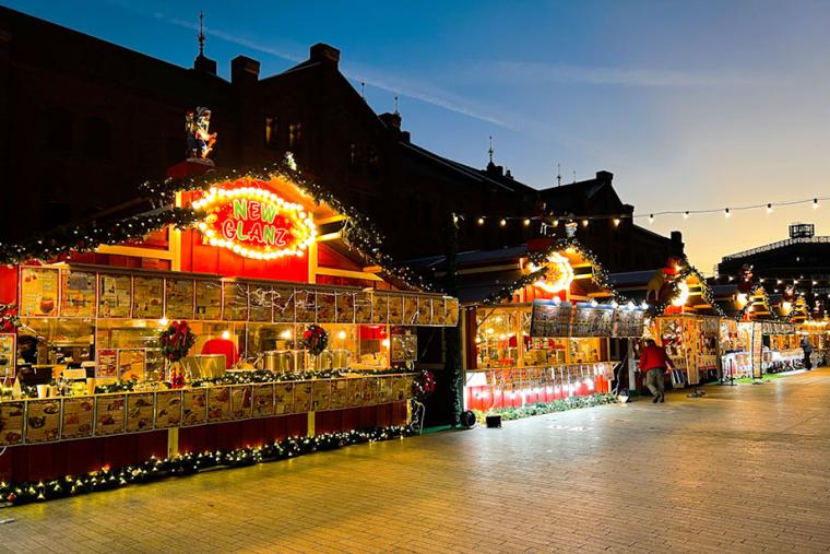 Christmas Market in 横浜赤レンガ倉庫　ヒュッテ