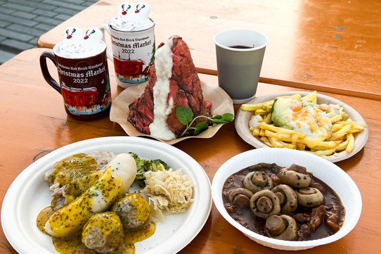 Christmas Market in 横浜赤レンガ倉庫　グルメ