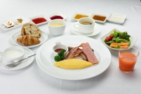 和洋チョイス可能な朝食。テイクアウトも可能です