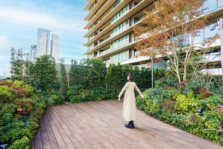 都会のオアシスでエネルギーを充電