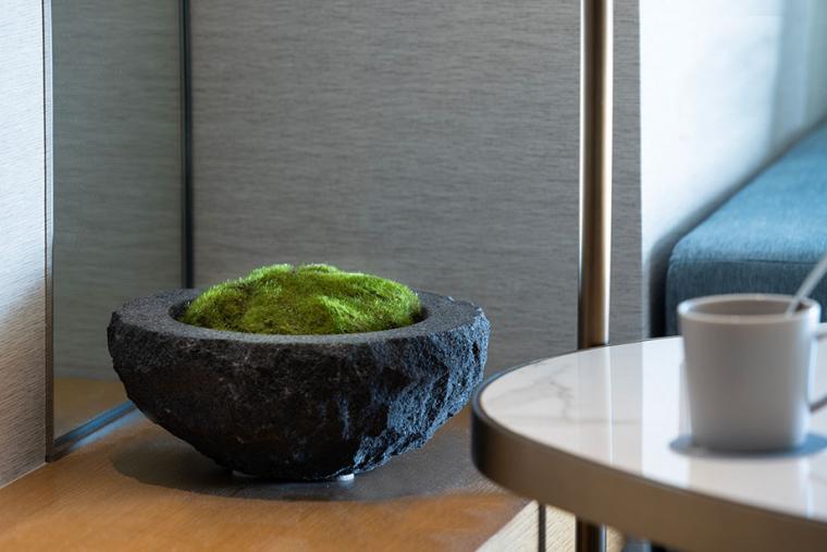 緑の自然に癒される装飾