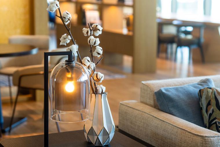 緑の自然に癒される装飾