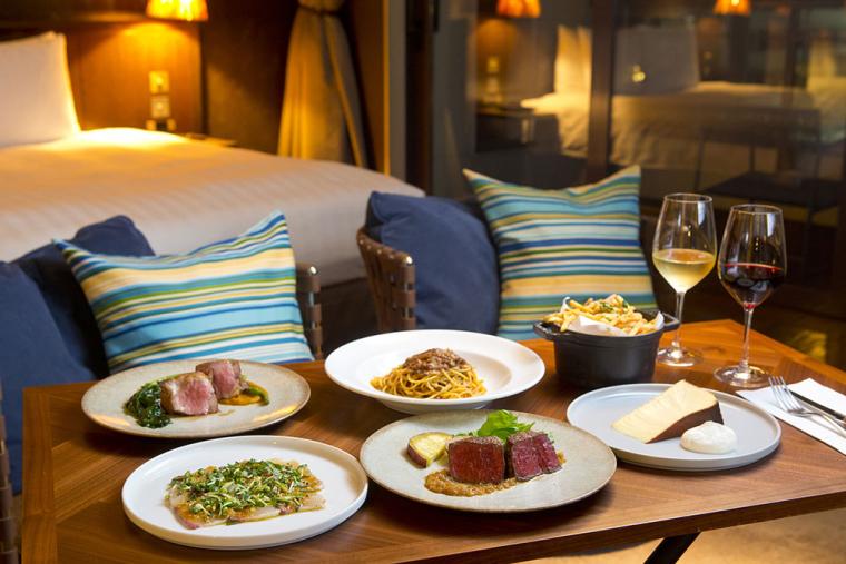 WITH THE STYLE FUKUOKA ルームサービスディナー