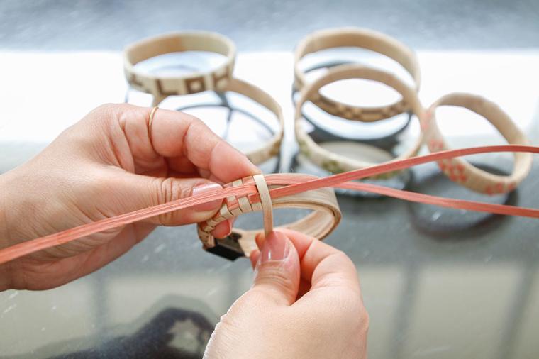 ハワイ「ザ・カハラ・ホテル」ラウハラ編み